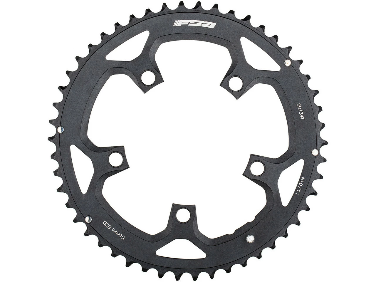 FSA Kettenblatt Pro Road, N-11, 5-Arm, 110 Mm Lochkreis 4 FSA Kettenblatt Pro Road, N-11, 5-Arm, 110 Mm Lochkreis – Bild 2