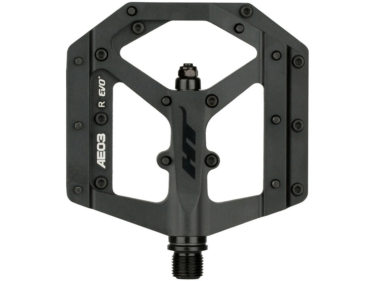 HT EVO AE03 Plattformpedale Stealth Black Limited Edition 3 HT EVO AE03 Plattformpedale Stealth Black Limited Edition
