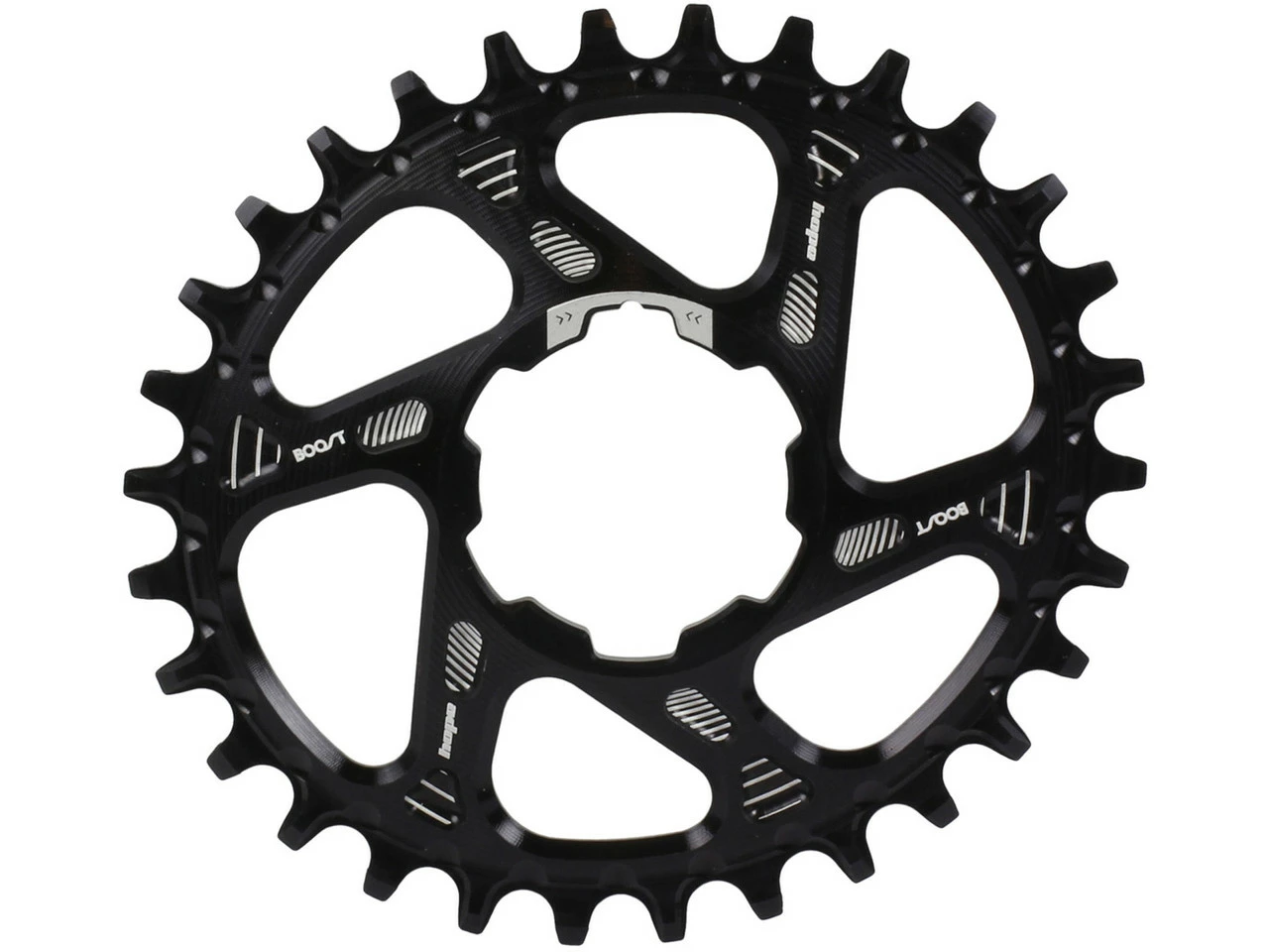 HOPE Oval Spiderless Boost Retainer Ring Direct Mount Kettenblatt 3 HOPE Oval Spiderless Boost Retainer Ring Direct Mount Kettenblatt