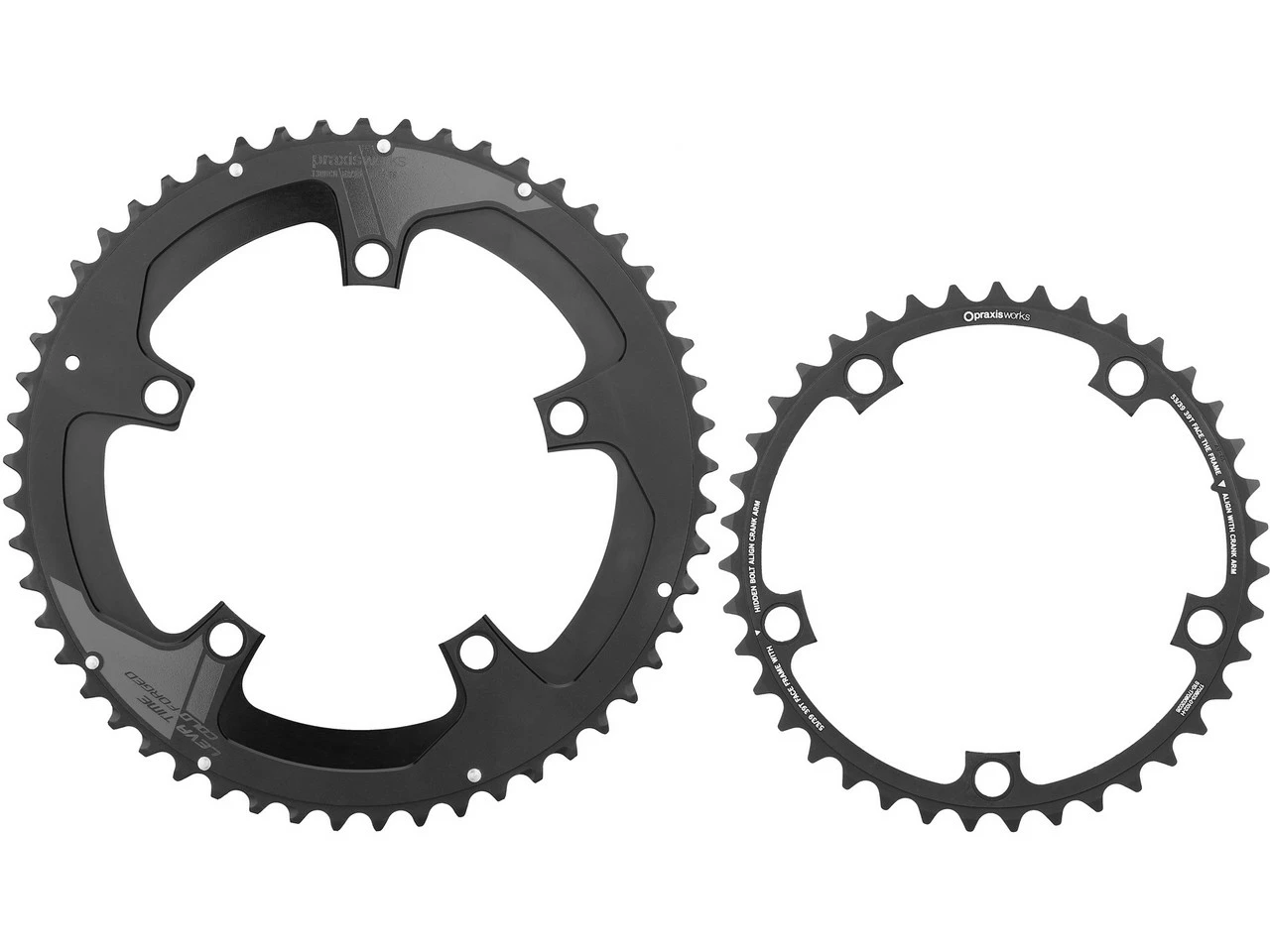 Praxis Works Buzz Road Kettenblatt-Set, 5-Arm, 130 Mm Lochkreis 3 Praxis Works Buzz Road Kettenblatt-Set, 5-Arm, 130 Mm Lochkreis