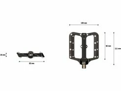 Syntace NumberNine2 Titan Plattformpedale -Fahrrad Kettenblatt Verkäufe 233703