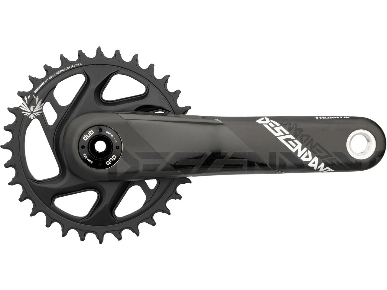 TRUVATIV Descendant Carbon Eagle Direct Mount DUB 12-fach Kurbelgarnitur 3 TRUVATIV Descendant Carbon Eagle Direct Mount DUB 12-fach Kurbelgarnitur