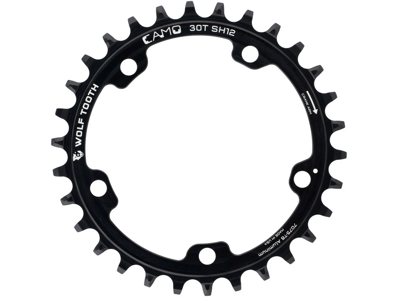 Wolf Tooth Components CAMO Aluminium Round Kettenblatt Für Shimano HG+ 12-fach Kette 5 Wolf Tooth Components CAMO Aluminium Round Kettenblatt Für Shimano HG+ 12-fach Kette – Bild 3