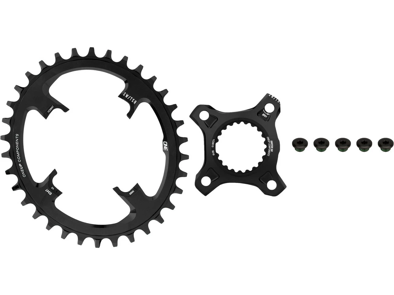 OneUp Components Switch Kettenblatt-Carrier System Oval Für Shimano 5 OneUp Components Switch Kettenblatt-Carrier System Oval Für Shimano – Bild 3