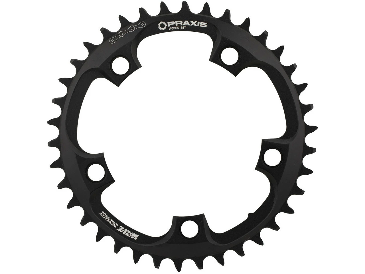 Praxis Works 1x 110 BCD Road Wave Tech Kettenblatt 3 Praxis Works 1x 110 BCD Road Wave Tech Kettenblatt