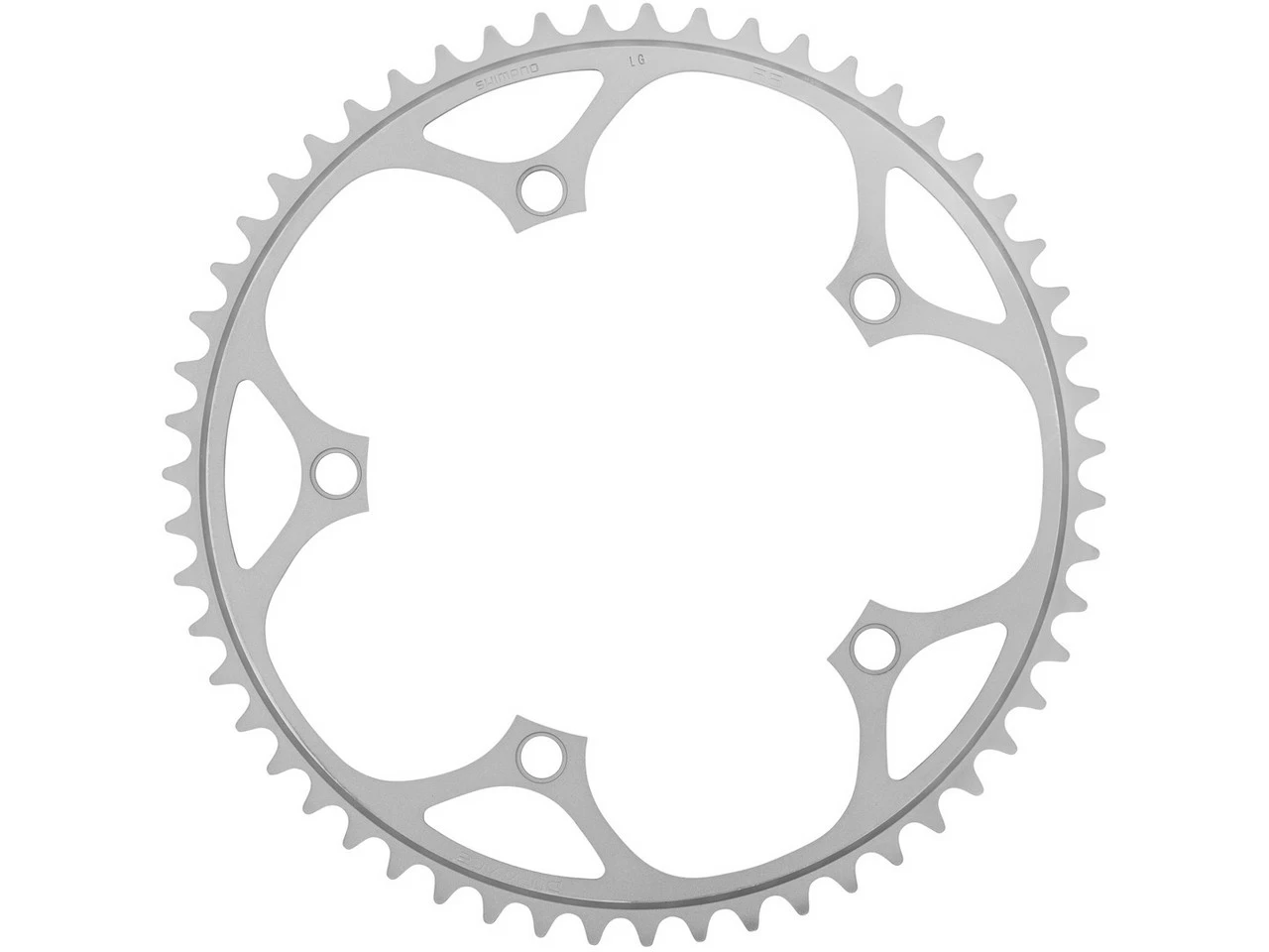 Shimano Dura-Ace Track Kettenblatt FC-7710 5-Arm 1-fach 1/2"x3/32" 4 Shimano Dura-Ace Track Kettenblatt FC-7710 5-Arm 1-fach 1/2"x3/32" – Bild 2