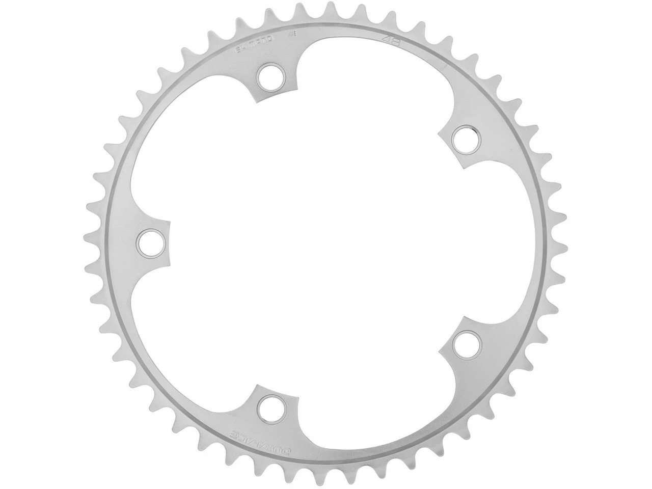 Shimano Dura-Ace Track Kettenblatt FC-7710 5-Arm 1-fach 1/2"x3/32" 5 Shimano Dura-Ace Track Kettenblatt FC-7710 5-Arm 1-fach 1/2"x3/32" – Bild 3