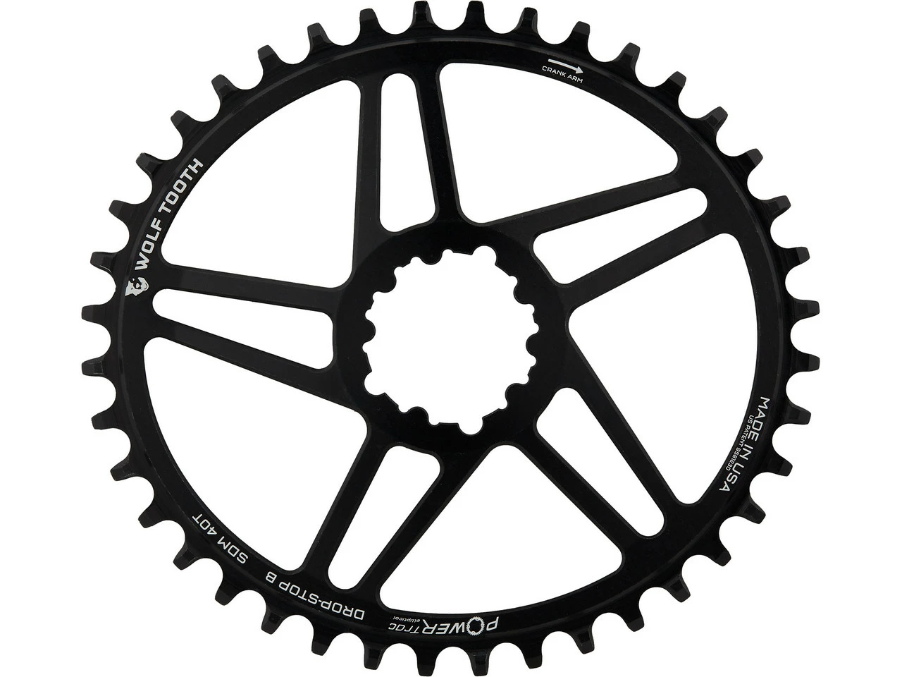 Wolf Tooth Components Elliptical Direct Mount Flattop Kettenblatt F. SRAM Cyclocross / Road 3 Wolf Tooth Components Elliptical Direct Mount Flattop Kettenblatt F. SRAM Cyclocross / Road