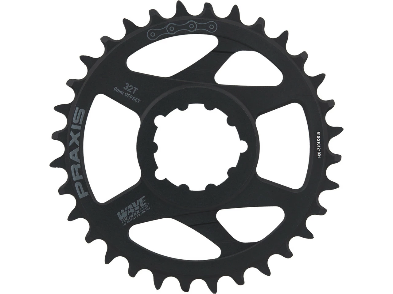 Praxis Works DM 3-Bolt MTB Wave Tech Kettenblatt Direct Mount 0 Mm Offset 3 Praxis Works DM 3-Bolt MTB Wave Tech Kettenblatt Direct Mount 0 Mm Offset