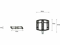 Nc-17 Sudpin III S-Pro Plattformpedale -Fahrrad Kettenblatt Verkäufe 445377
