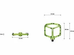 OneUp Components Aluminium Plattformpedale -Fahrrad Kettenblatt Verkäufe 450184