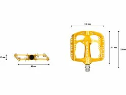Chromag Scarab Plattformpedale -Fahrrad Kettenblatt Verkäufe 461211
