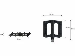 HT NANO-P PA12A Plattformpedale -Fahrrad Kettenblatt Verkäufe 461282