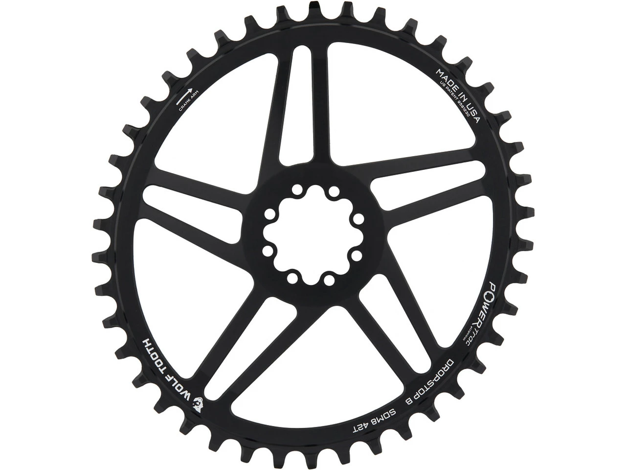 Wolf Tooth Components Elliptical Direct Mount Kettenblatt Für SRAM 8-Bolt 3 Wolf Tooth Components Elliptical Direct Mount Kettenblatt Für SRAM 8-Bolt