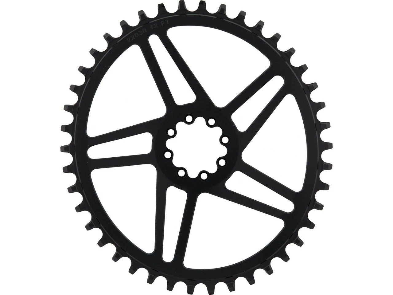 Wolf Tooth Components Elliptical Direct Mount Kettenblatt Für SRAM 8-Bolt 4 Wolf Tooth Components Elliptical Direct Mount Kettenblatt Für SRAM 8-Bolt – Bild 2