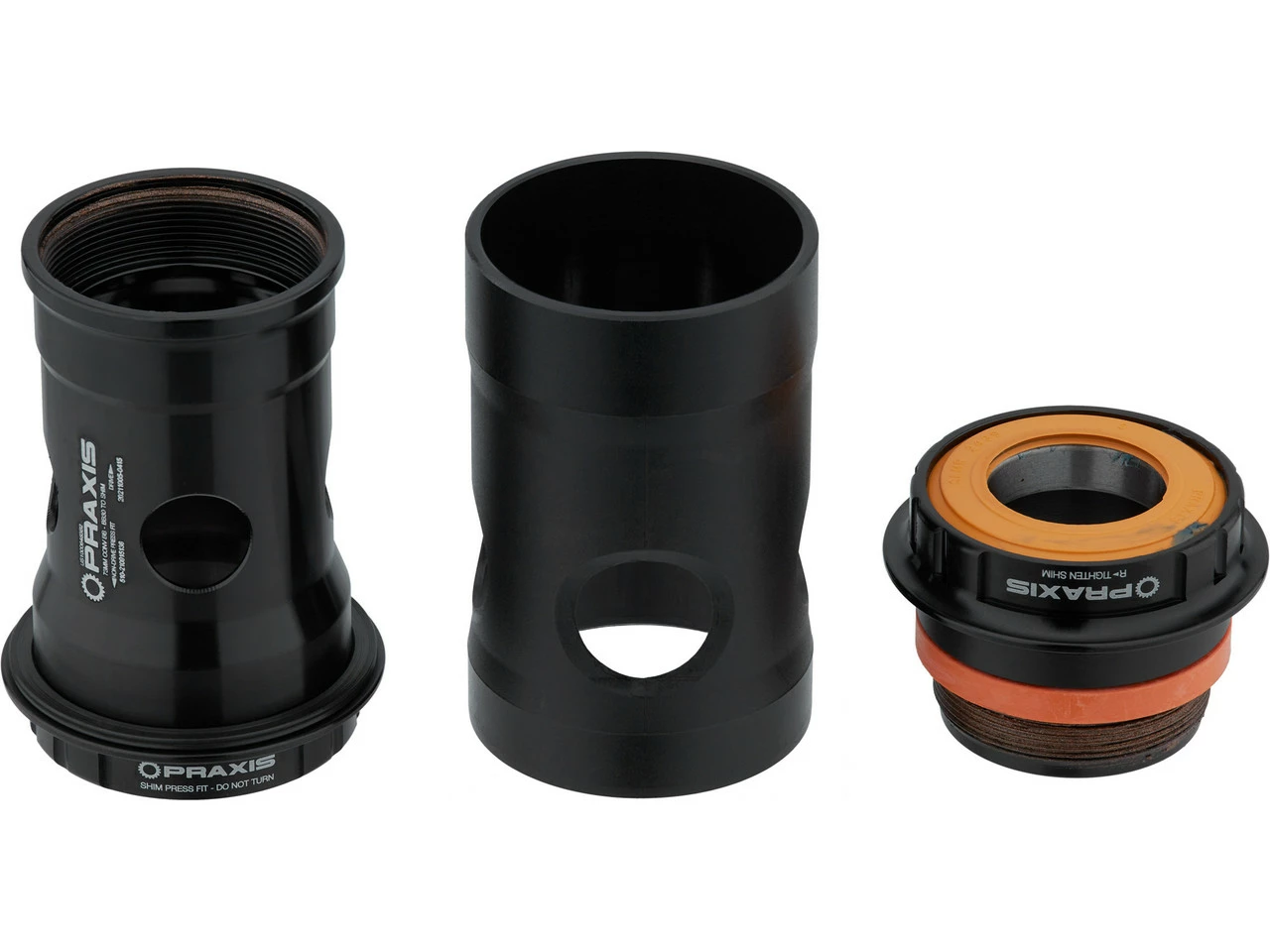 Praxis Works Shimano MTB BB30 / PF30 Conversion Stahl Innenlager 6 Praxis Works Shimano MTB BB30 / PF30 Conversion Stahl Innenlager – Bild 4